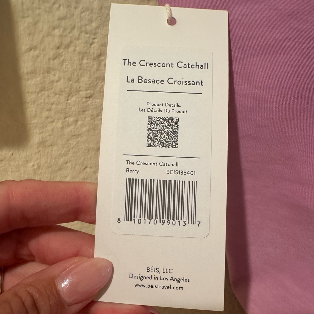 BEIS The Crescent Catchall in Berry NWT - Picture 13 of 13